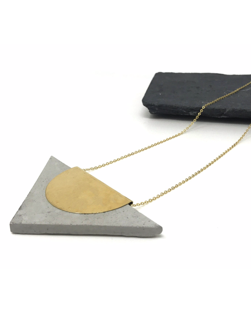 Concrete Long Necklace 5