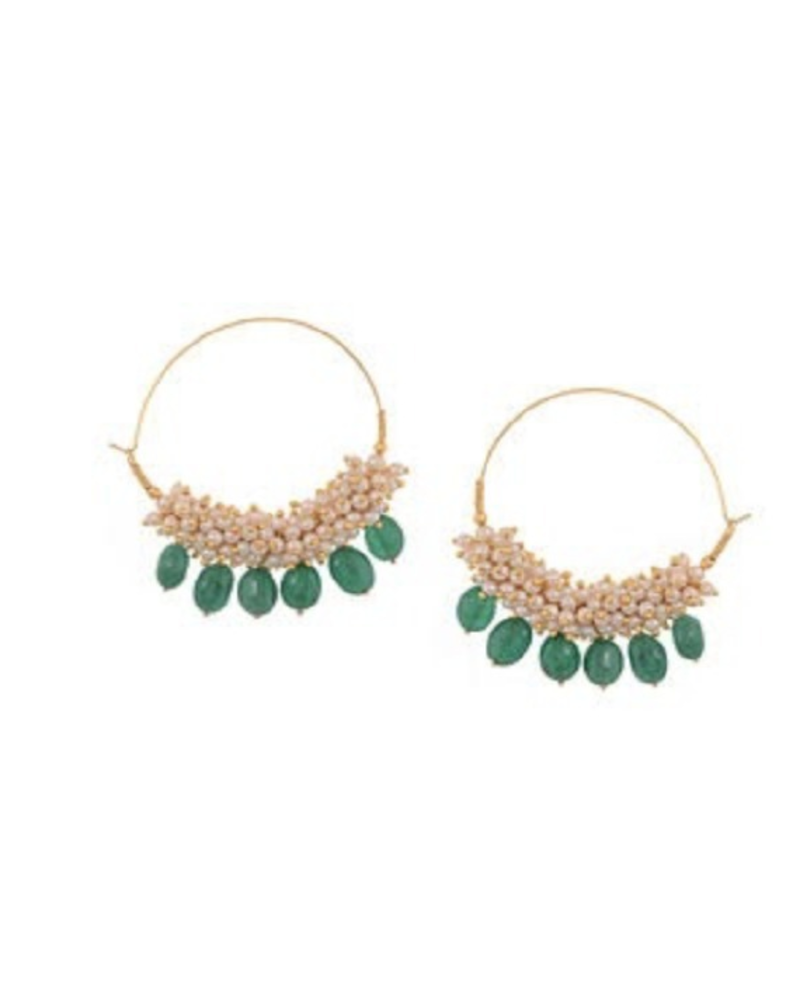 Copy of Designer   earrings emerald
