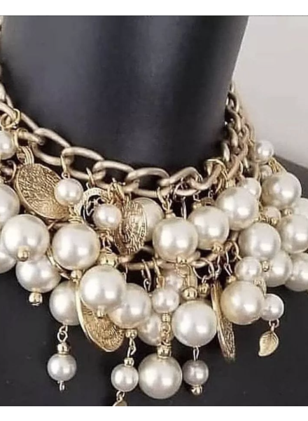 Double Layers Pearls and coins
