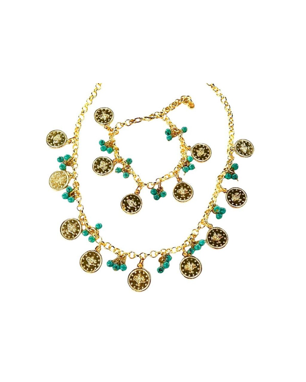 Turq & Coins Set