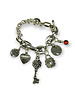 Multi Charms bracelet 4 soles