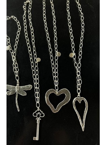 Big Charm 4c Soles Necklaces 32"