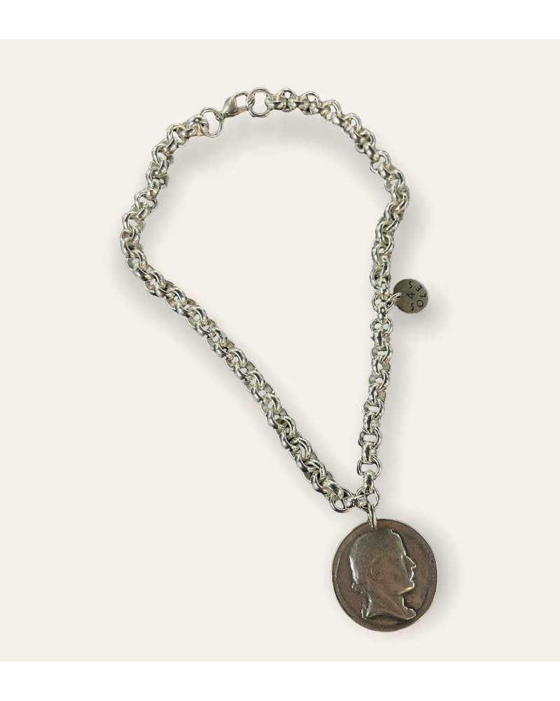 one coin 4 Soles necklace
