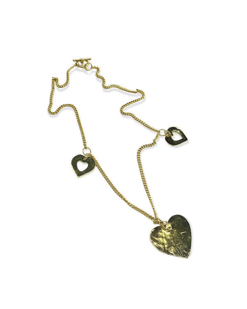 3 heart necklace