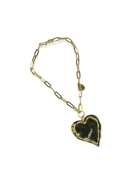 Big Heart Necklace by 4 Soles