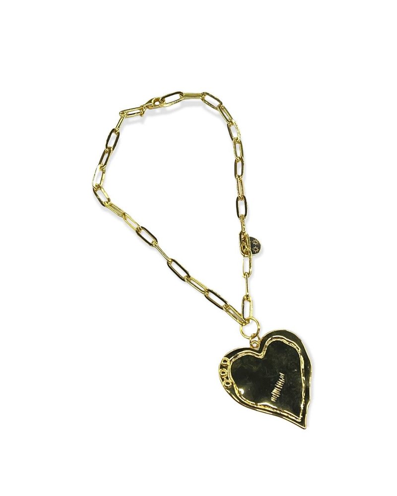 Big Heart Necklace by 4 Soles