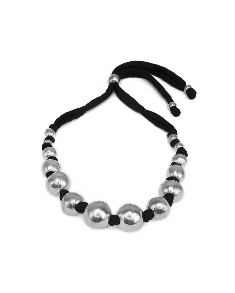 COLLIER JERSEY BOULES A DECALÉ AL10542