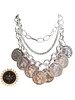 Multi coins 4 soles necklace