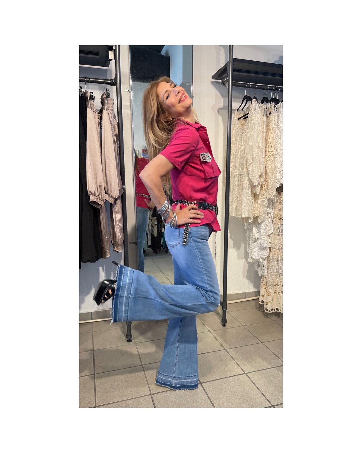 Fantasy High Rise wide fit Jean