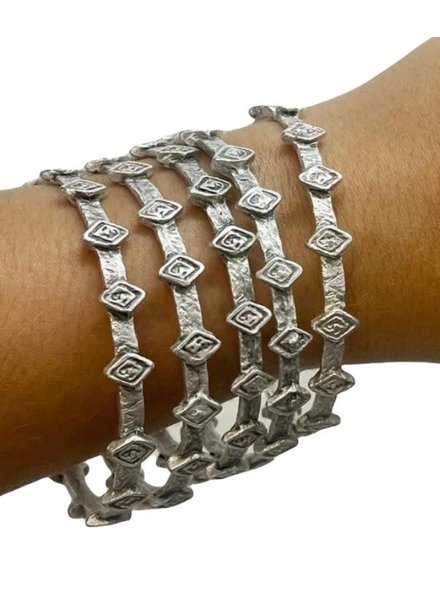 Copy of Stud Silver Bracelet (individual)