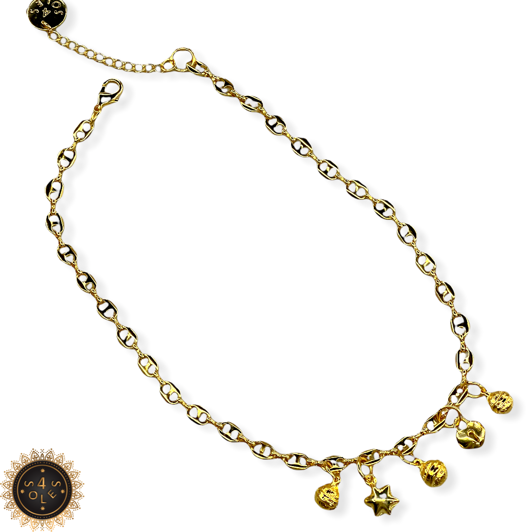Multi mini gold charm gucci 16
