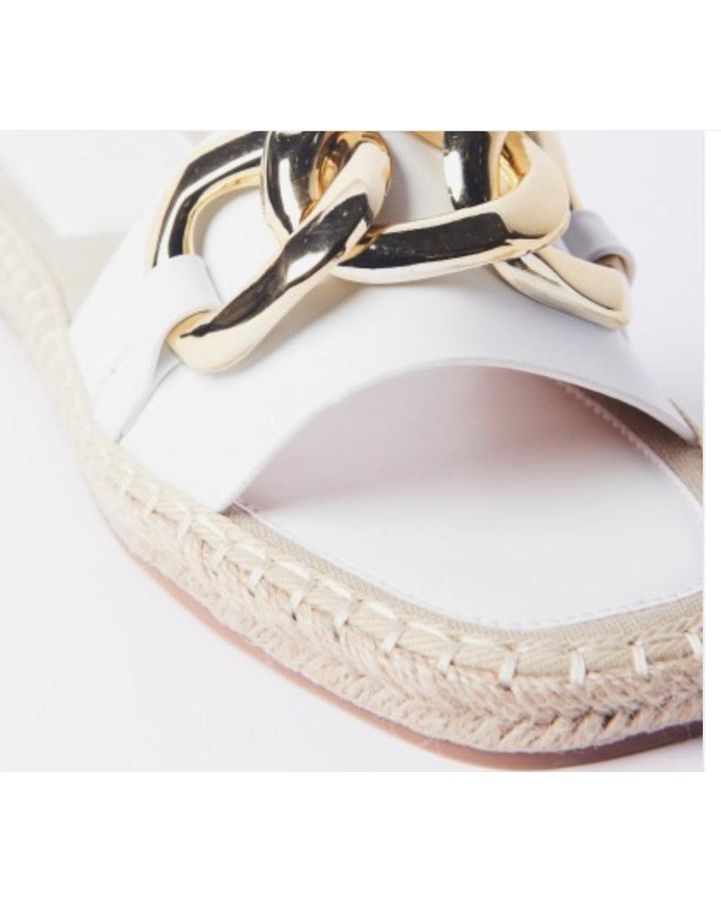 Sandals with Gold Chain