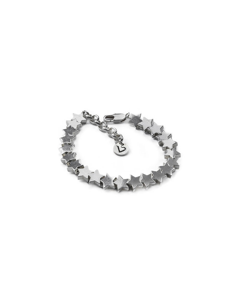 BRACCIALE CATENA STELLE GRANDI LO09018