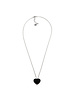 COLLANA CUORE NERO GRANDE LO53111