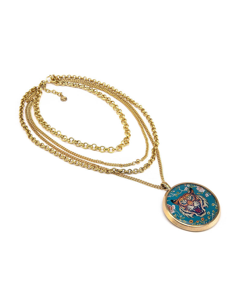 COLLANA MIX CATENE GRANDI TIGRE