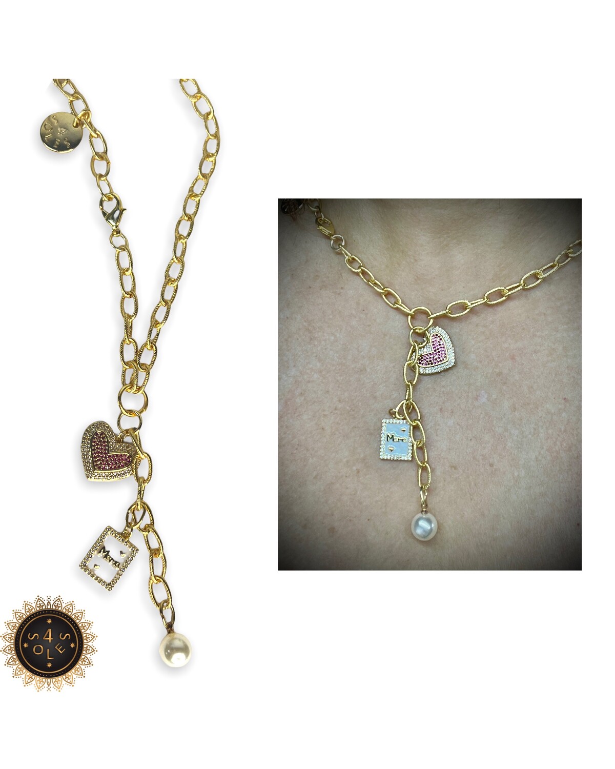 Mom necklace 4 soles