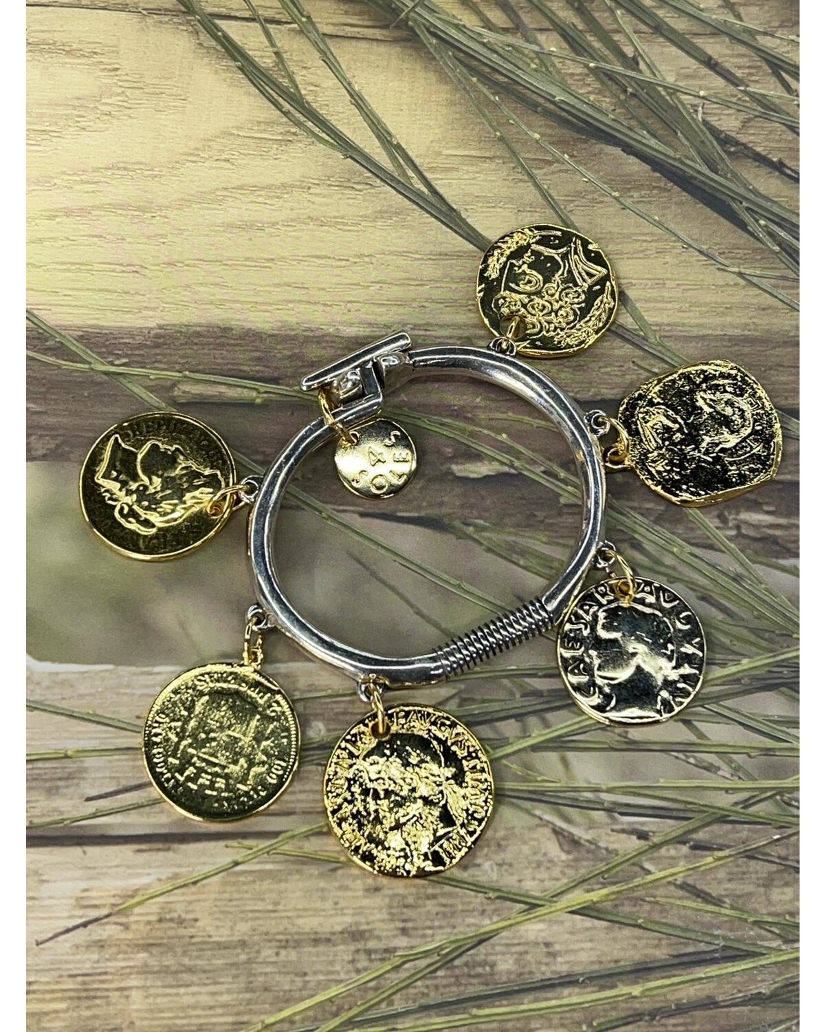 Multi coins bracelet
