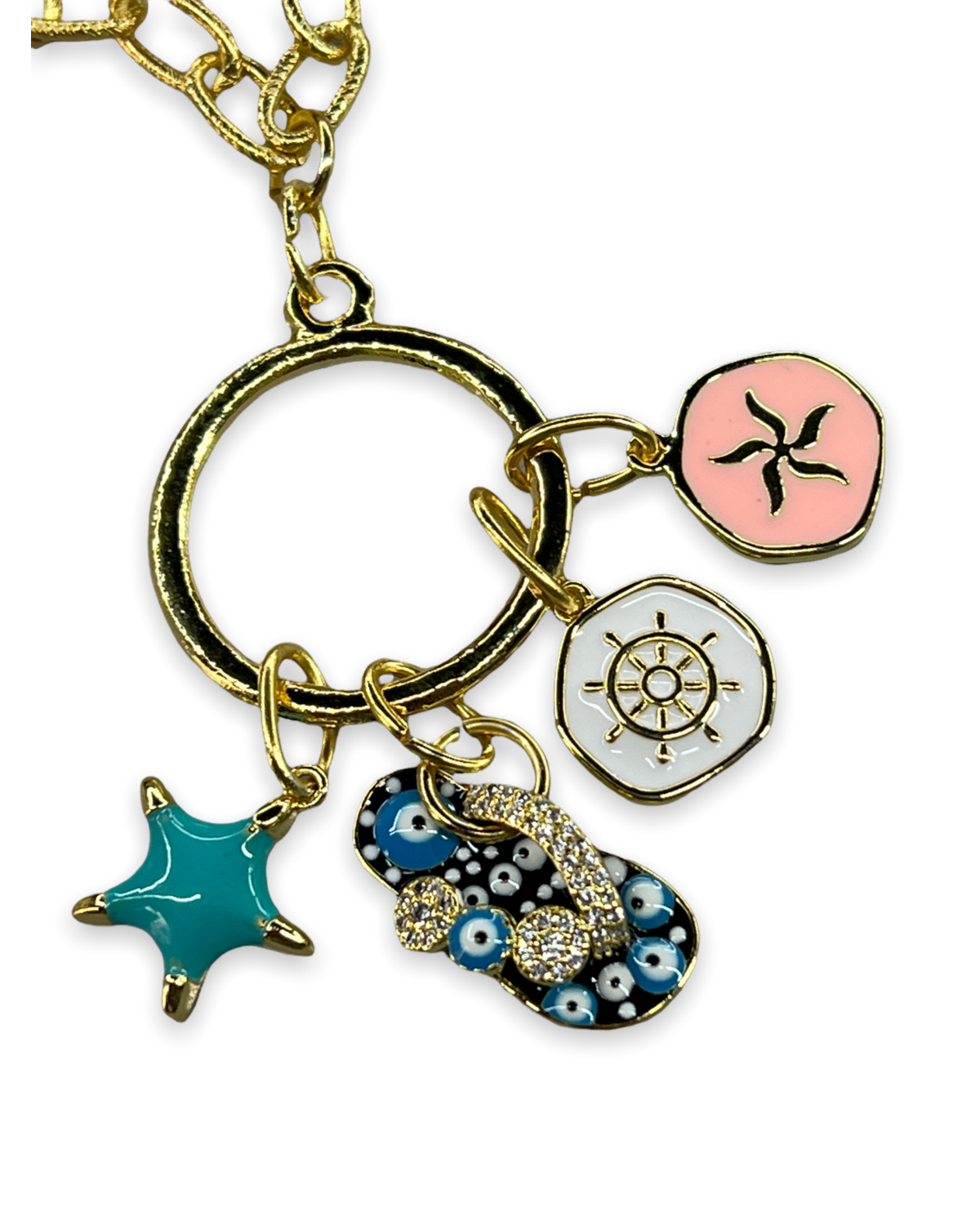 De playa 4 soles necklace