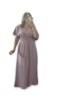 Solid Woven Wrap Maxi Dress Lavender