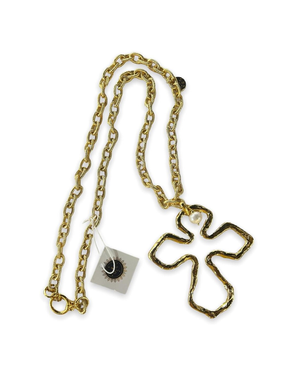 Ángel cross necklace 4 soles