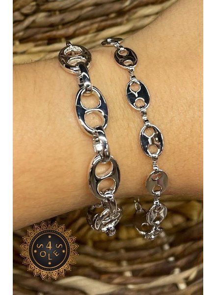 Mariner Bracelet by 4 soles silver
