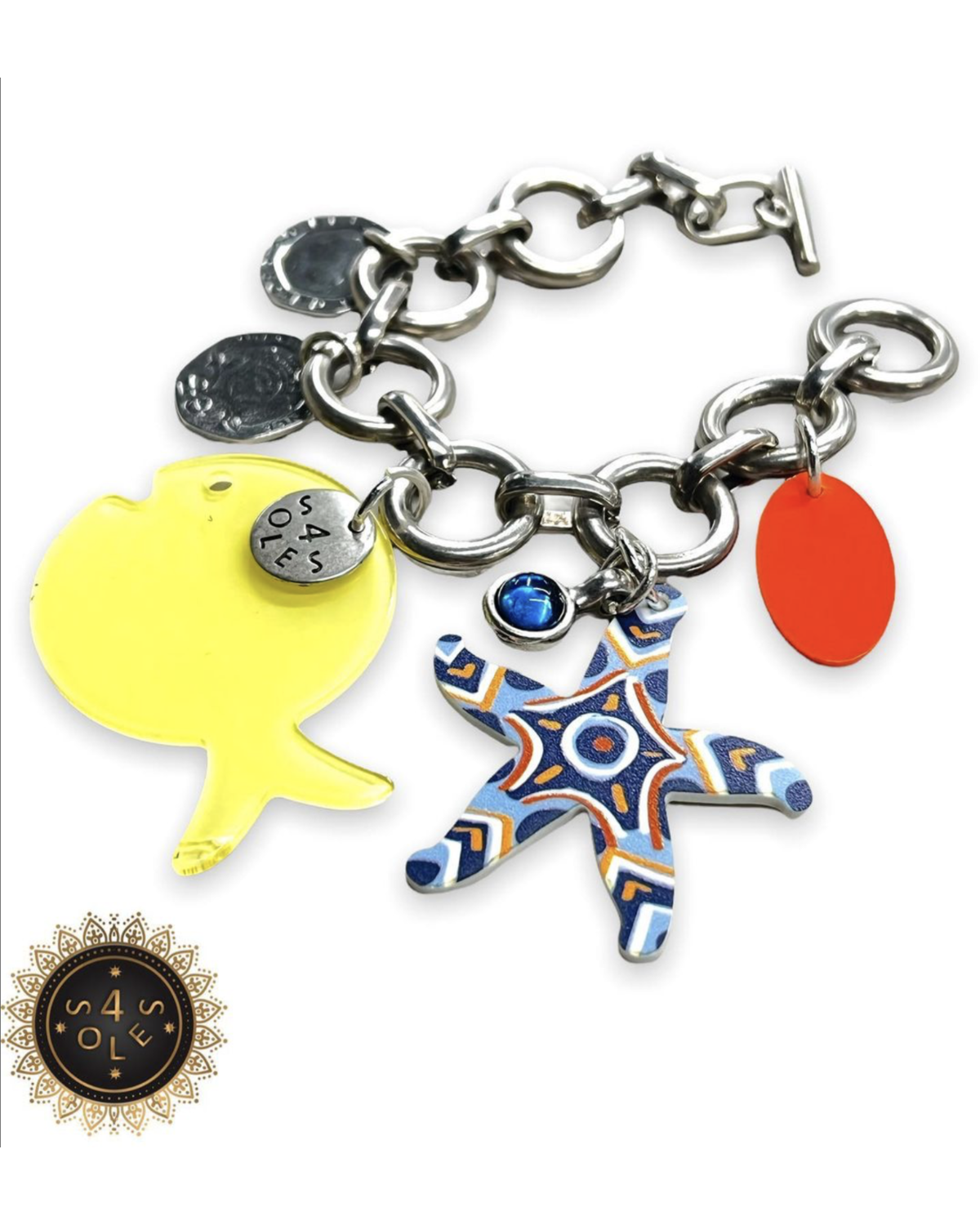 Big /star Fish 4 soles Bracelet