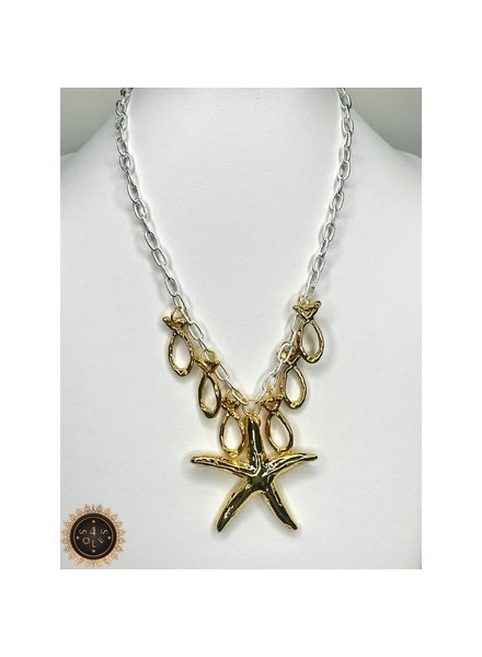 5 fish/star necklace 4 22”