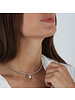 GIROCOLLO CHOKER MICROSFERE PEND. CUORE MI1505