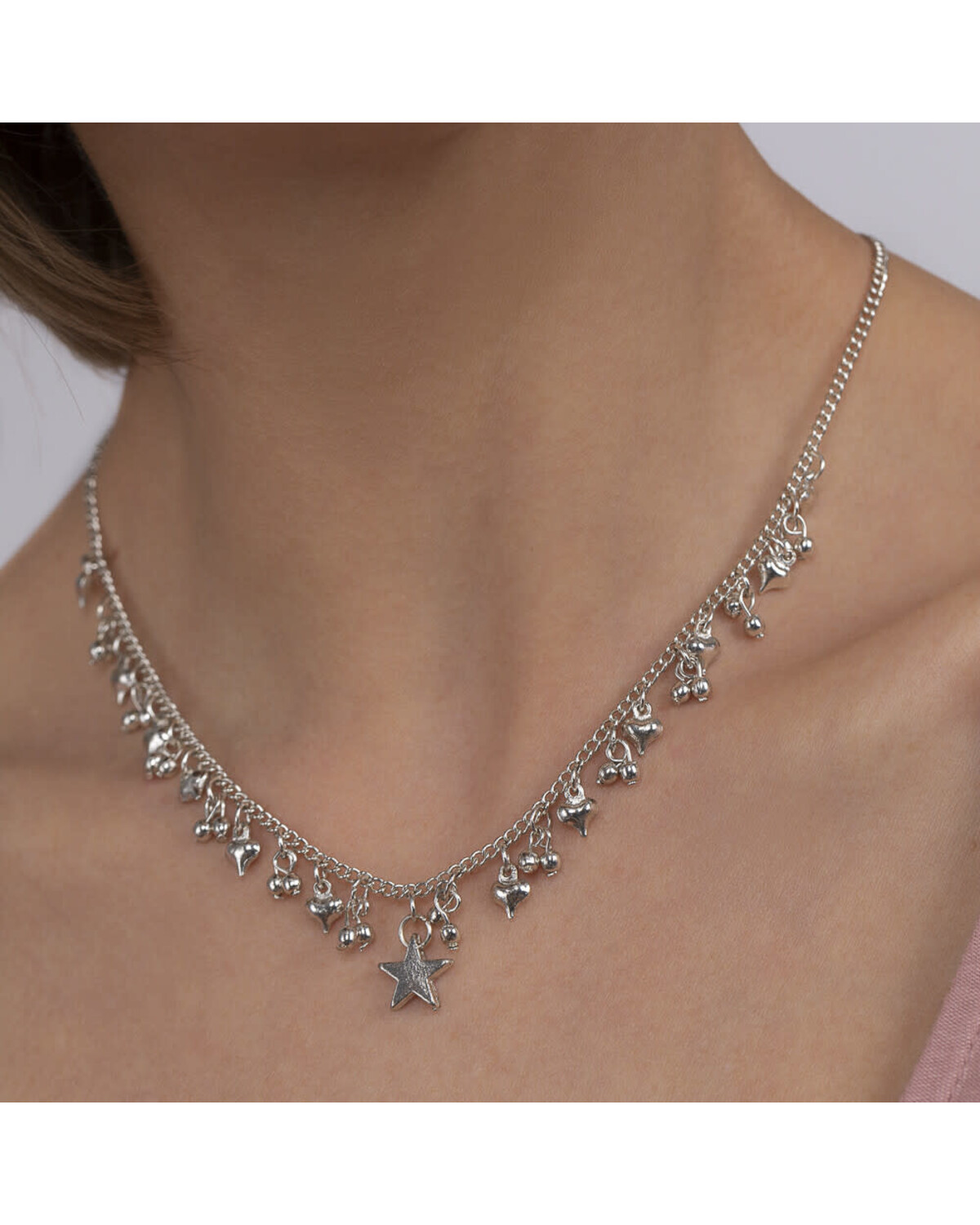 GIROCCOLO MINI CUORI PENDENTI/STELLA MI1515