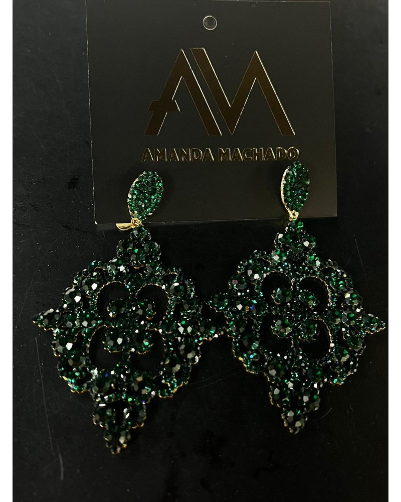 Green Earrings Amanda Machado