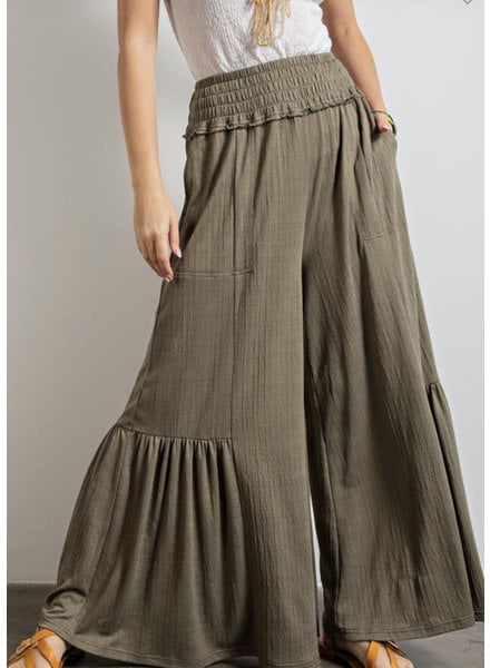 Cotton maxi pant