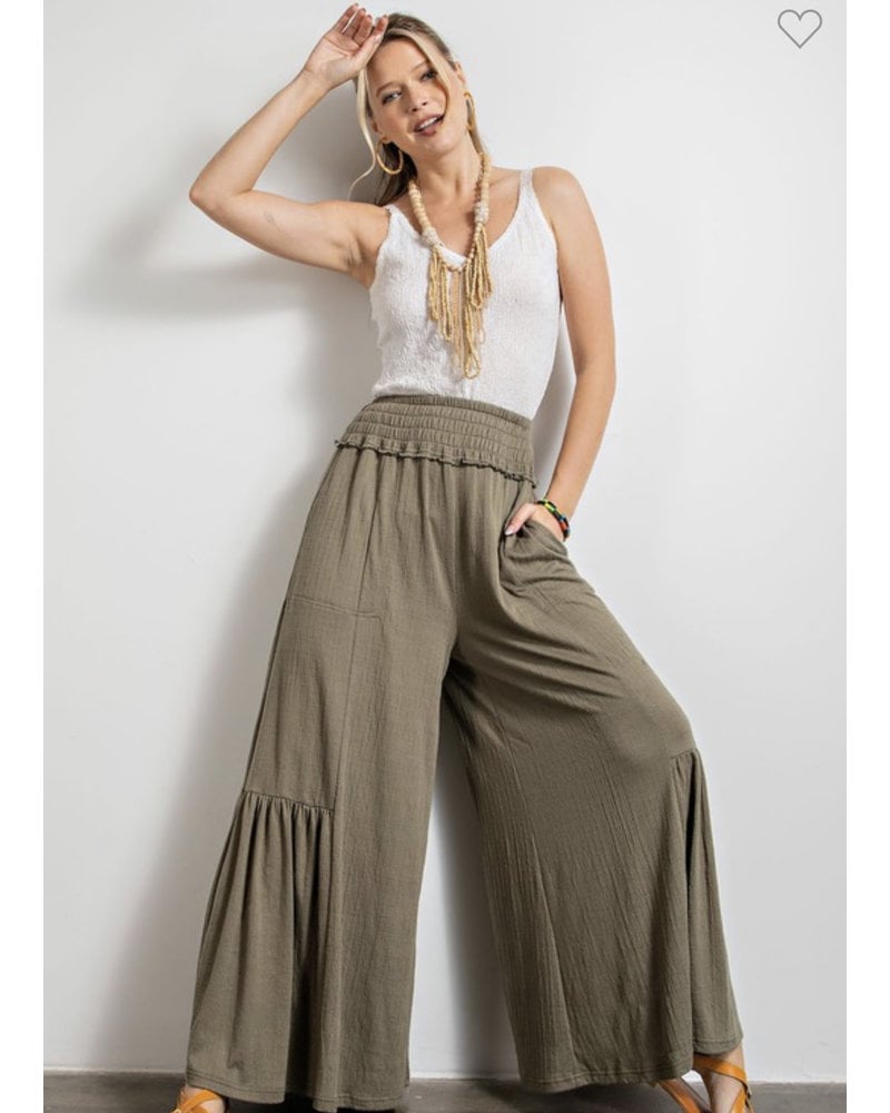 Cotton maxi pant