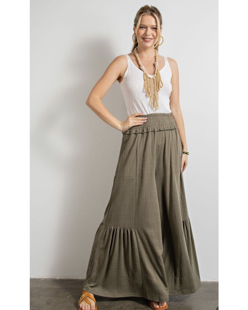 Cotton maxi pant