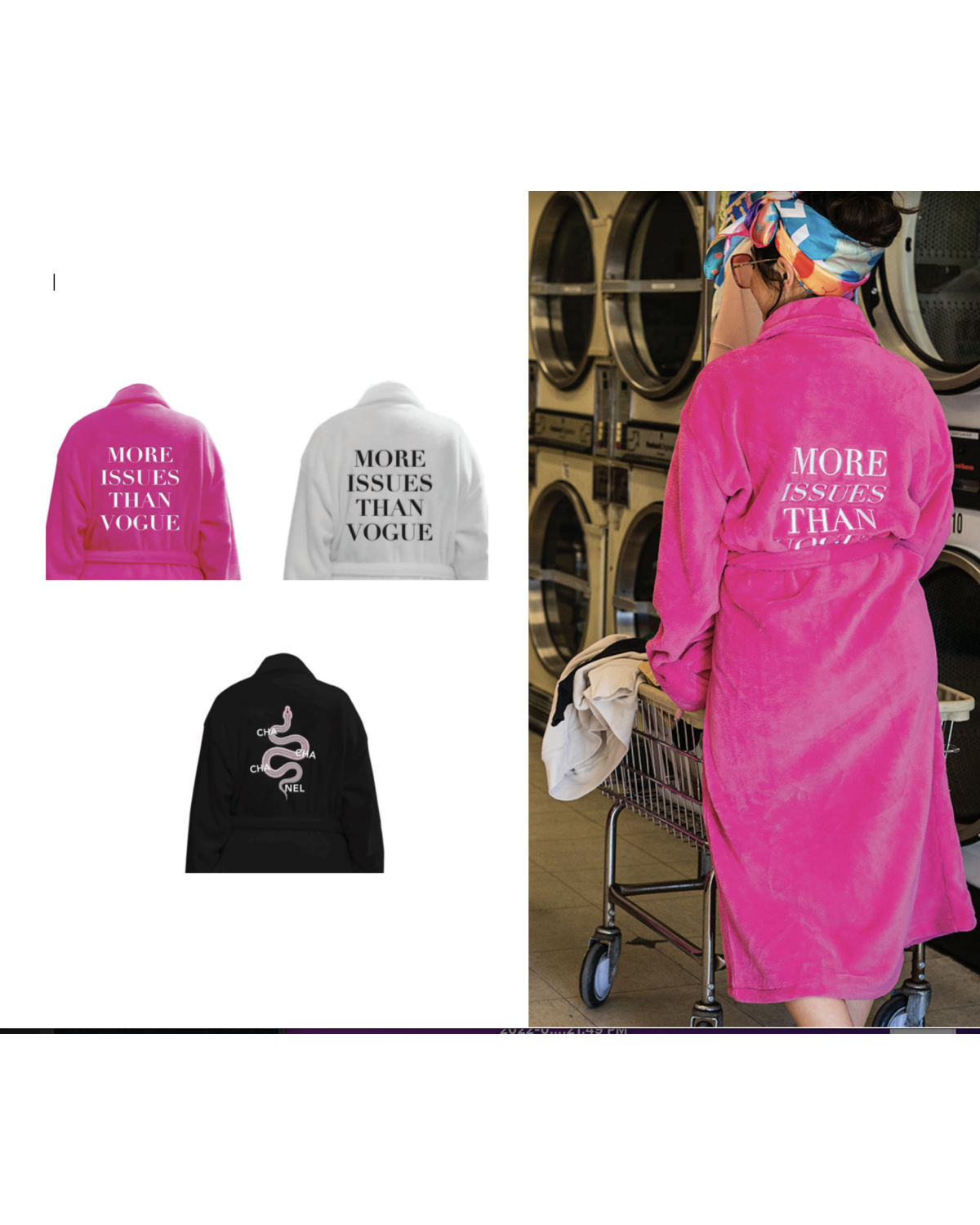 More Issues Than Vogue Luxe Robe One size