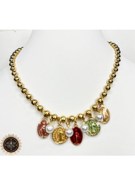 En0002 Virgin enamel  ball chain 6m