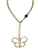 Es0009 butterfly 4 soles necklace