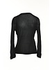 KNITTED SWEATER TOP WITH FRONT EMBELLISHMENT