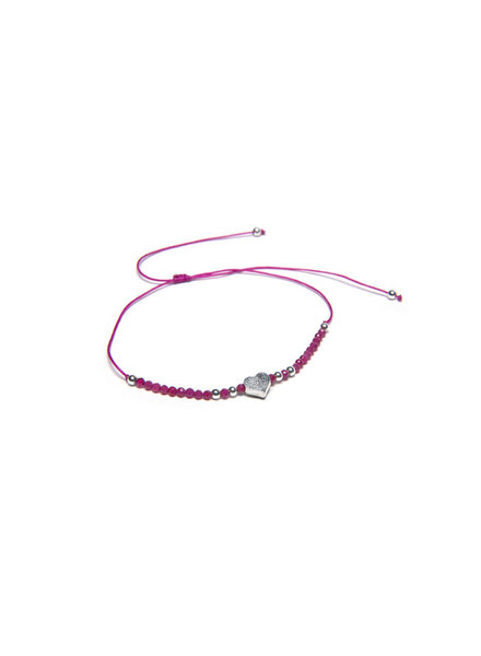 BRACCIALE FILO REGOL. CUORE