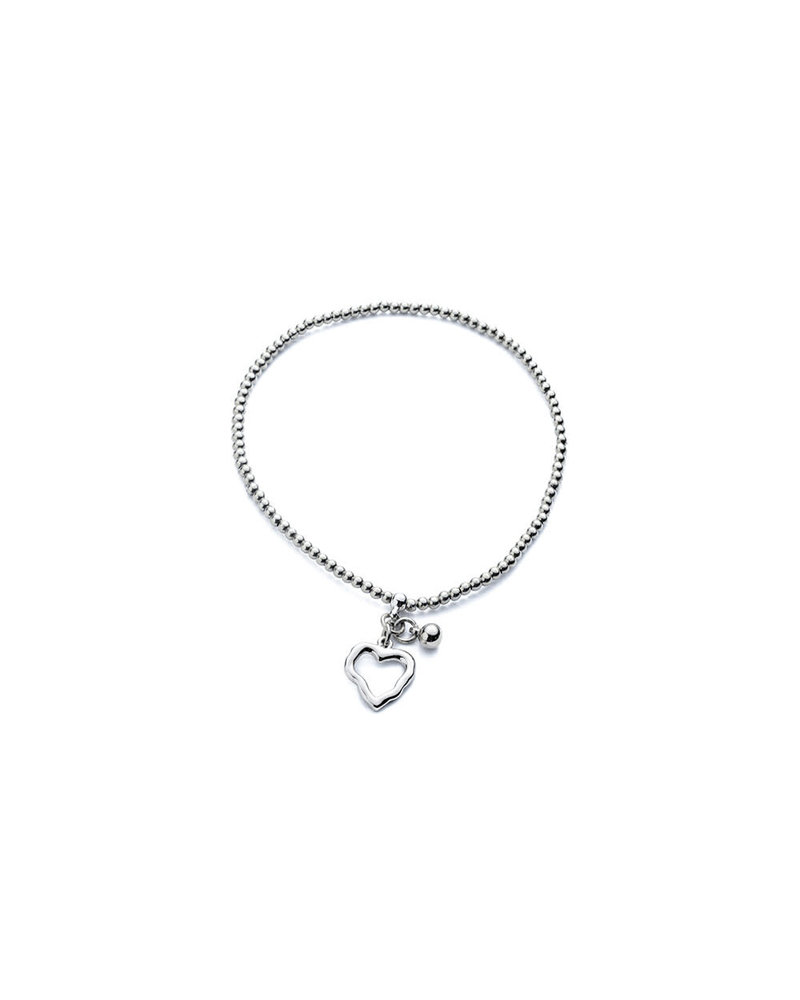 BRACCIALE EL. IRR. CHARM SAGOMA CUORE BRACCIALE EL. IRR. CHARM SAGOMA CUORE PS2014