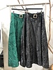 SMALL GREEN Rhinestone Buckle Skirt