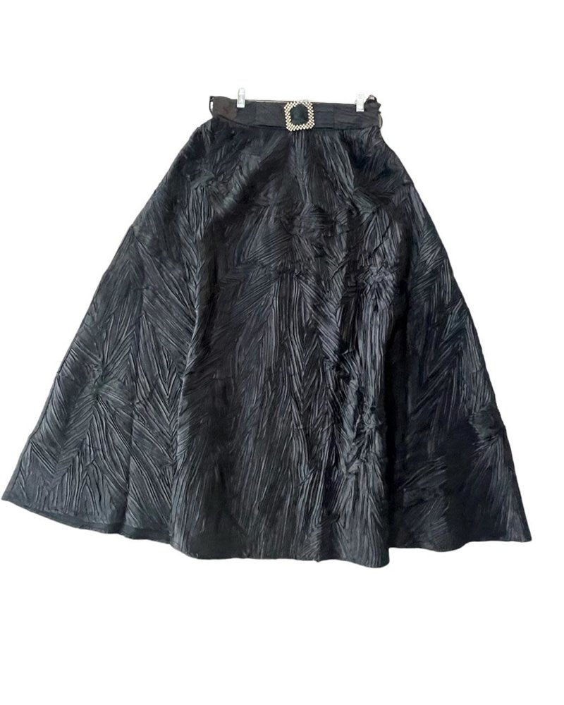 Rhinestone Buckle Skirt