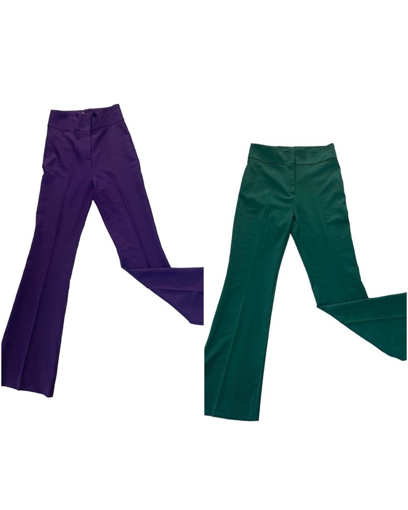 Long Solid Color Pants