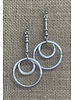 Round Silver Earrings