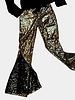 Gold Sequin pant zipper/tulle Detail