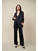 Satin Tailored Blazer & Pant black