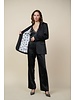 Satin Tailored Blazer & Pant black