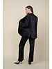 Satin Tailored Blazer & Pant black