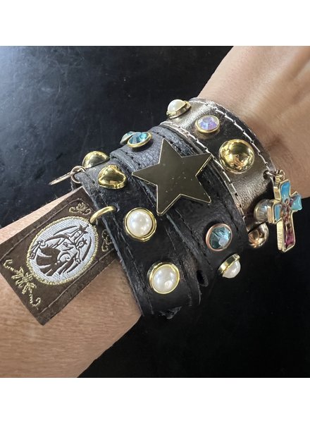 Leather bracelet  virgin