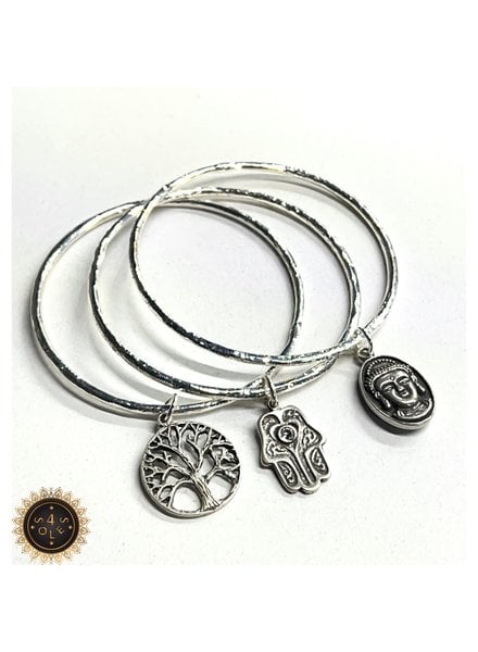 Budha ser of 3 bangles