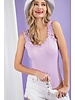 RUFFLE TANK TOP BODYSUIT